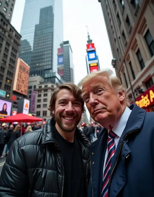 Selfie with Trump - NYC